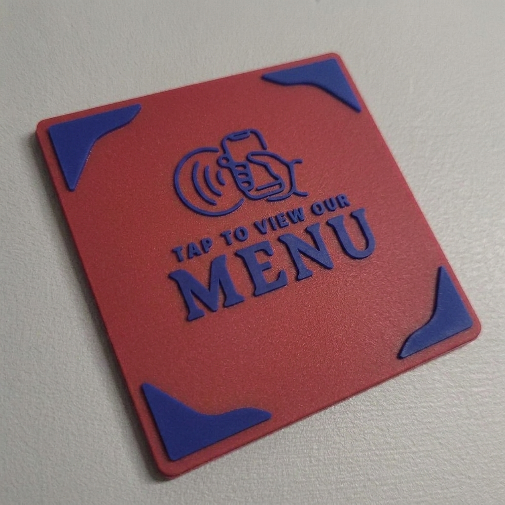 NFC menu sign 4