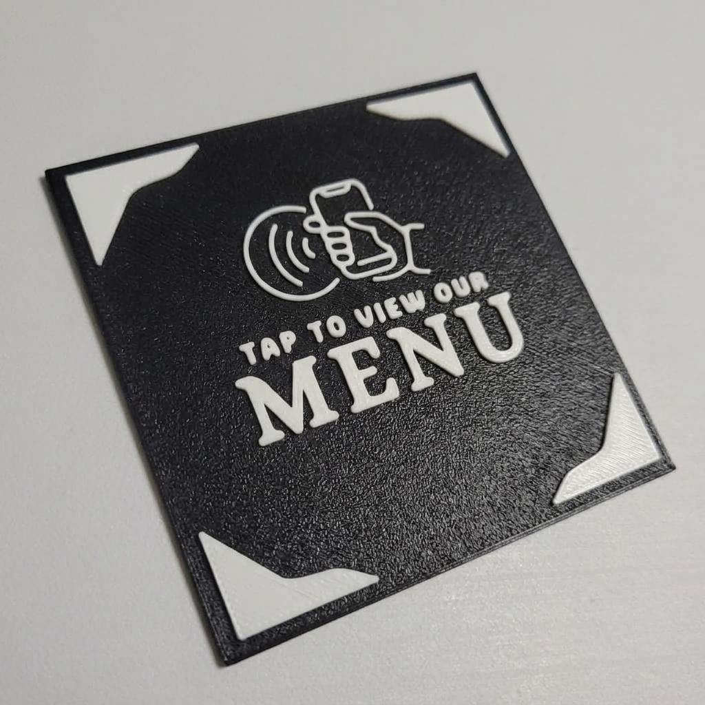 NFC menu sign 8