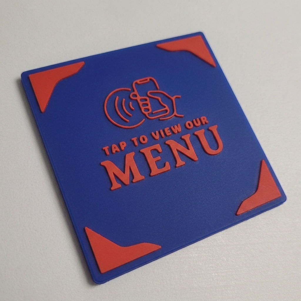 NFC menu sign 7
