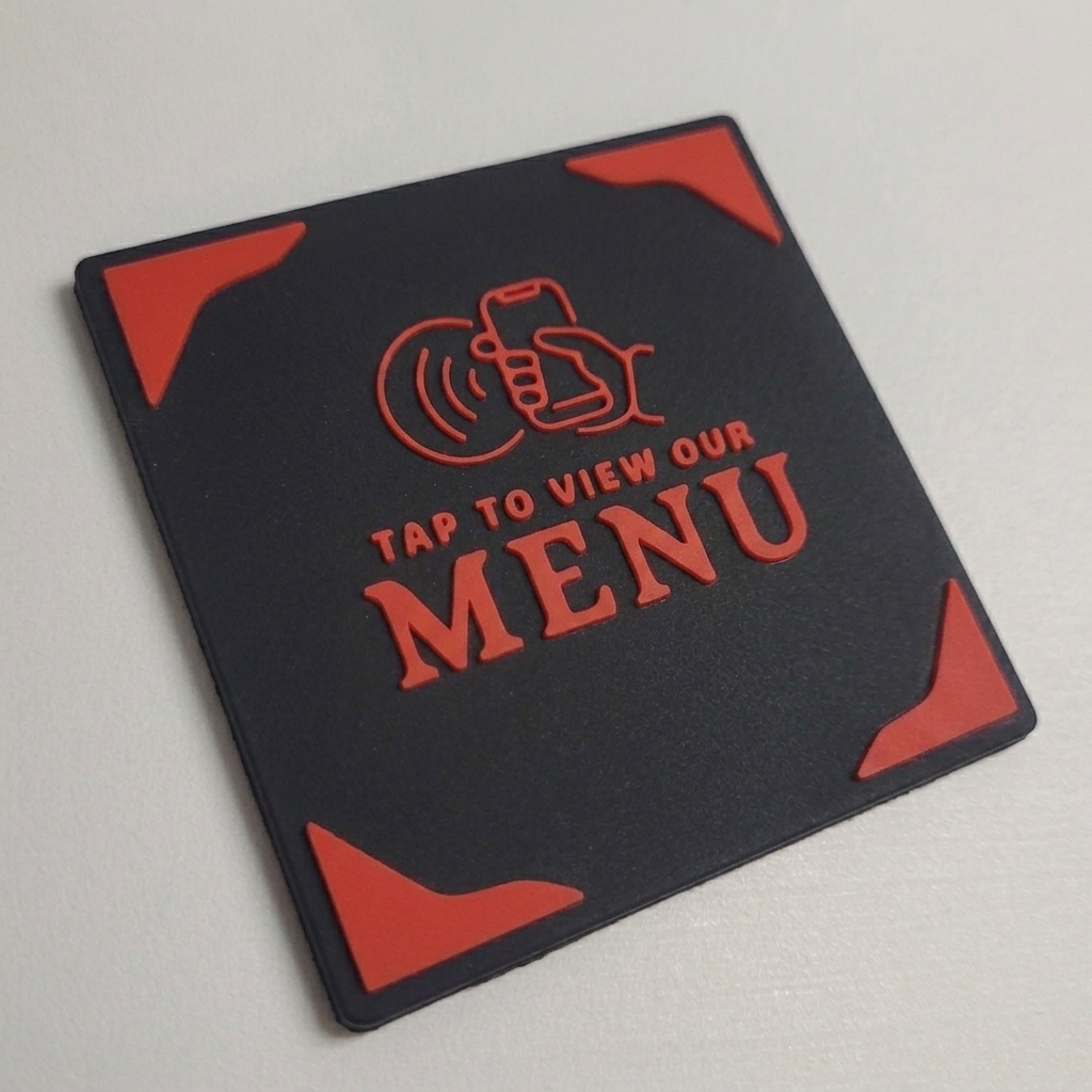 NFC menu sign 9